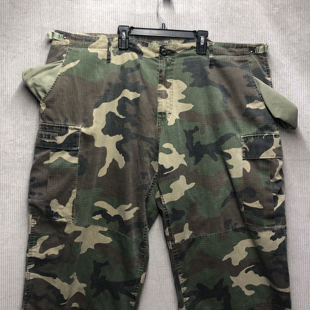 STORM Unisex Army Pants Size XXXL Cargo Camo Adjustable Waist